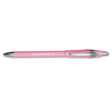 Paper Mate® “write For Hope” Edition Flexgrip Elite Ballpoint Pen, Retractable, Medium 1 Mm, Black Ink, Pink Barrel, Dozen freeshipping - TVN Wholesale